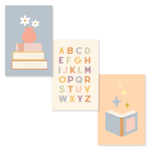 Kids Posterset | Leeshoekje